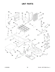 11 - Unit Parts parts for Whirlpool Refrigerator WRS335SDHM07 from AppliancePartsPros.com