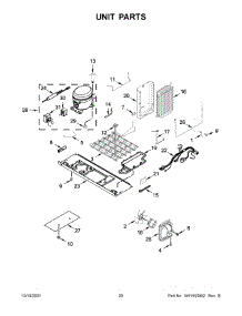 11 - Unit Parts parts for Whirlpool Refrigerator WRS571CIHW04 from AppliancePartsPros.com