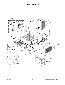11 - Unit Parts parts for Whirlpool Refrigerator WRS970CIHZ01 from AppliancePartsPros.com