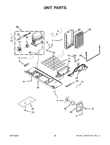 11 - Unit Parts parts for Whirlpool Refrigerator WRSA71CIHZ01 from AppliancePartsPros.com