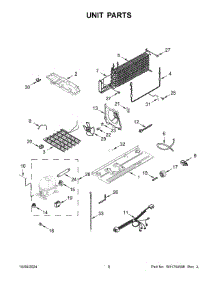 05 - Unit Parts parts for Whirlpool Refrigerator WRT511SZDM04 from AppliancePartsPros.com