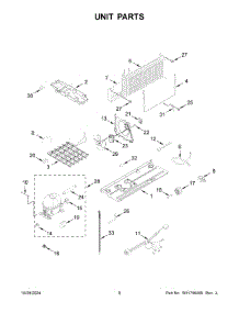 05 - Unit Parts parts for Whirlpool Refrigerator WRT511SZDW04 from AppliancePartsPros.com