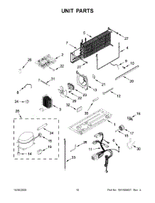 06 - Unit Parts parts for Whirlpool Refrigerator WRT519SZDD06 from AppliancePartsPros.com