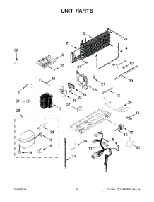 06 - Unit Parts parts for Whirlpool Refrigerator WRT519SZDG03 from AppliancePartsPros.com