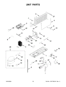 06 - Unit Parts parts for Whirlpool Refrigerator WRT519SZDG09 from AppliancePartsPros.com