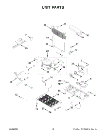 07 - Unit Parts parts for Whirlpool Refrigerator WRX735SDHB07 from AppliancePartsPros.com
