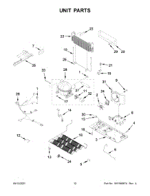 07 - Unit Parts parts for Whirlpool Refrigerator WRX735SDHV06 from AppliancePartsPros.com