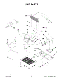 07 - Unit Parts parts for Whirlpool Refrigerator WRX735SDHV07 from AppliancePartsPros.com
