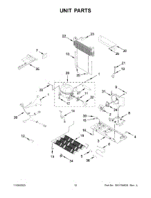 07 - Unit Parts parts for Whirlpool Refrigerator WRX735SDHW09 from AppliancePartsPros.com