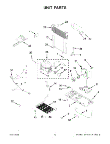 07 - Unit Parts parts for Whirlpool Refrigerator WRX735SDHZ08 from AppliancePartsPros.com
