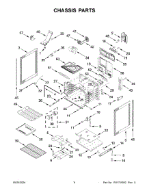 04 - Chassis Parts parts for Whirlpool Range WSES7530RZ0 from AppliancePartsPros.com