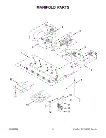 04 - Manifold Parts parts for Whirlpool Range WSGS7530RZ0 from AppliancePartsPros.com