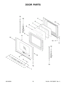 06 - Door Parts parts for Whirlpool Range WSGS7530RZ0 from AppliancePartsPros.com