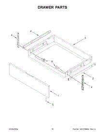 06 - Drawer Parts parts for Whirlpool Range WSIS5030RV0 from AppliancePartsPros.com