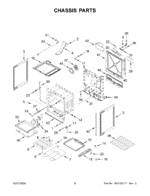 04 - Chassis Parts parts for Whirlpool Range WSIS5030RZ0 from AppliancePartsPros.com