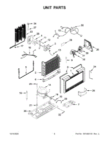 05 - Unit Parts parts for Whirlpool Refrigerator WSR57R18DM03 from AppliancePartsPros.com