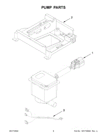 04 - Pump Parts parts for Whirlpool Refrigerator WUI75X15HB02 from AppliancePartsPros.com