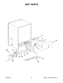 04 - Unit Parts parts for Whirlpool Refrigerator WUR50X24HZ0 from AppliancePartsPros.com
