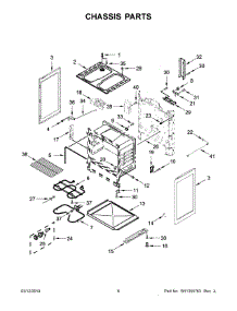 02 - Cooktop Parts parts for Whirlpool Range YACR4503SFW3 from AppliancePartsPros.com
