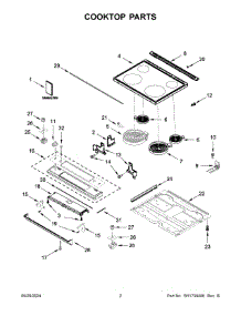 02 - Cooktop Parts parts for Whirlpool Range YAES6603SFS6 from AppliancePartsPros.com