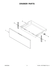 05 - Drawer Parts parts for Whirlpool Range YAES6603SFS6 from AppliancePartsPros.com