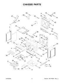 03 - Chassis Parts parts for Whirlpool Range YAES6603SFW6 from AppliancePartsPros.com