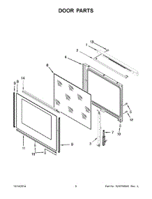 04 - Door Parts parts for Whirlpool Air Conditioner YIEL730CS0 from AppliancePartsPros.com