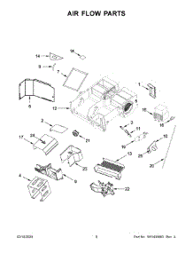 04 - Interior And Ventilation Parts parts for Whirlpool YJMV9196CS5 from AppliancePartsPros.com