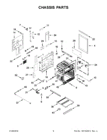 04 - Chassis Parts parts for Whirlpool Range YKFED500ESS3 from AppliancePartsPros.com