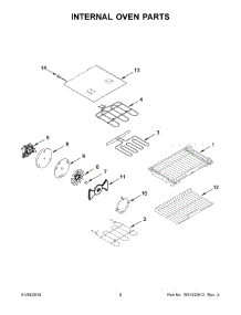 05 - Internal Oven Parts parts for Whirlpool Range YKFED500ESS3 from AppliancePartsPros.com