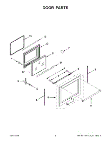 05 - Door Parts parts for Whirlpool Range YKFEG500ESS3 from AppliancePartsPros.com