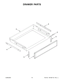 06 - Drawer Parts parts for Whirlpool Range YKFEG500ESS7 from AppliancePartsPros.com