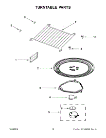 06 - Turntable Parts parts for Whirlpool Microwave YKMHS120ES8 from AppliancePartsPros.com
