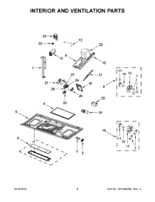 04 - Interior And Ventilation Parts parts for Whirlpool Microwave YKMHS120ES8 from AppliancePartsPros.com