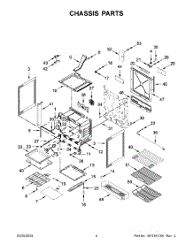 03 - Chassis Parts parts for Whirlpool Range YKSEG700EBS3 from AppliancePartsPros.com