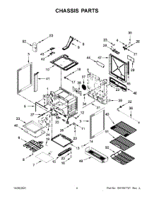 03 - Chassis Parts parts for Whirlpool Range YKSEG700ESS4 from AppliancePartsPros.com