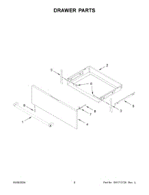 05 - Drawer Parts parts for Whirlpool Range YKSEG700ESS7 from AppliancePartsPros.com