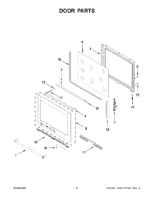 04 - Door Parts parts for Whirlpool Range YKSEG700ESS7 from AppliancePartsPros.com