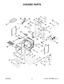 04 - Chassis Parts parts for Whirlpool Range YMER7700LZ0 from AppliancePartsPros.com