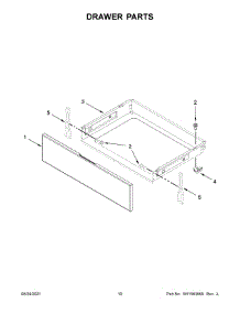 06 - Drawer Parts parts for Whirlpool Range YMER7700LZ0 from AppliancePartsPros.com