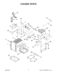 04 - Chassis Parts parts for Whirlpool Range YMER8800FZ6 from AppliancePartsPros.com