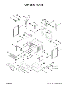 04 - Chassis Parts parts for Whirlpool Range YMFES6030RZ0 from AppliancePartsPros.com