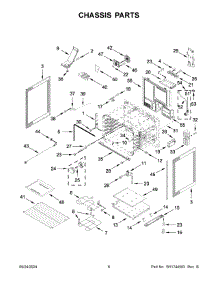 04 - Chassis Parts parts for Whirlpool Range YMFES8030RZ0 from AppliancePartsPros.com