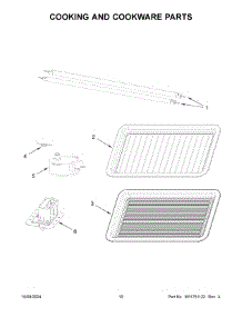 06 - Cooking And Cookware Parts parts for Whirlpool Microwave YMMMF8030PZ00 from AppliancePartsPros.com