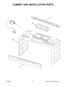 07 - Cabinet And Installation Parts parts for Whirlpool Microwave YMMV1175JZ01 from AppliancePartsPros.com