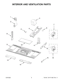 04 - Interior And Ventilation Parts parts for Whirlpool Microwave YMMV1175JZ01 from AppliancePartsPros.com