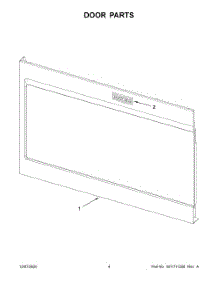 03 - Door Parts parts for Whirlpool Microwave YMMV1175JZ01 from AppliancePartsPros.com