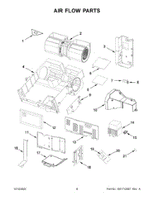 05 - Air Flow Parts parts for Whirlpool Microwave YMMV4207JZ01 from AppliancePartsPros.com