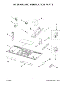 04 - Interior And Ventilation Parts parts for Whirlpool Microwave YMMV4207JZ01 from AppliancePartsPros.com