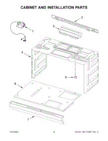 07 - Cabinet And Installation Parts parts for Whirlpool Microwave YMMV4207JZ01 from AppliancePartsPros.com